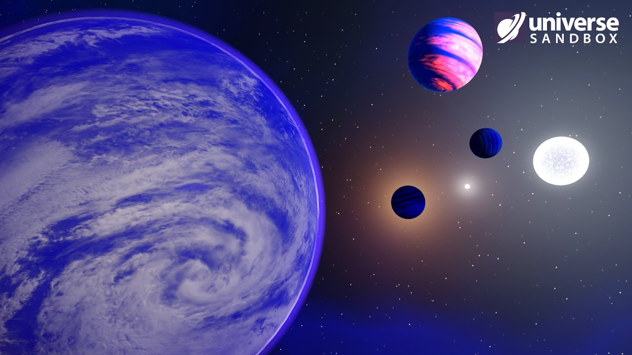 Making A System Out Of Neptune Blue Coloured Objects #1 Universe ...