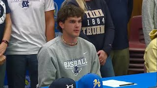 Bryce Yoder full interview on signing with Marietta College baseball