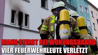 Vier Feuerwehrleute verletzt bei Wohnungsbrand mit Todesopfer in Köln | 16.04.2023