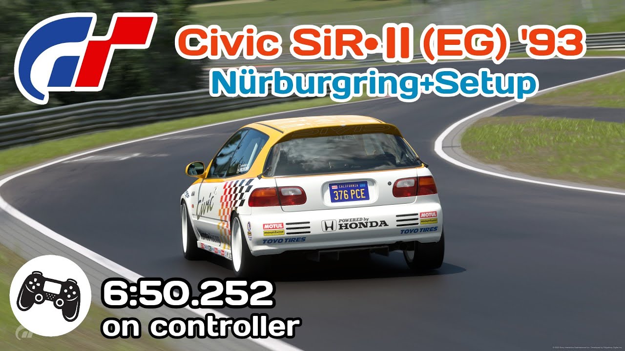 GT7 | Honda Civic SiR II EG 1993 | Lap + Setup
