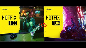 CYBERPUNK 2077 Hotfix 1.04 VS Hotfix 1.05 on Xbox One S (New patch 2020)