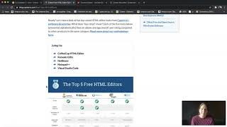 Choosing a Web Editor