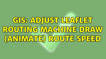 GIS: Adjust leaflet routing machine draw (animate) route speed (2 Solutions!!)