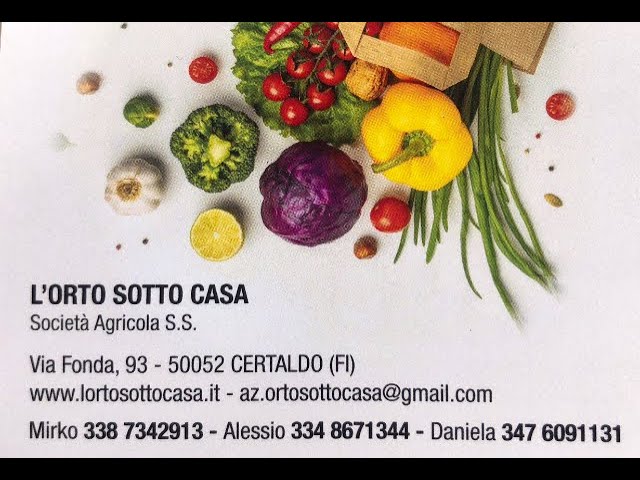 L'ORTO SOTTO CASA - Certaldo (Fi)