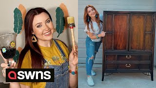 Meet the woman turning trash into treasure and making up to $4k a month | SWNS