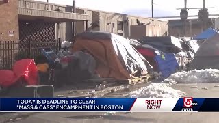 Deadline to clear Mass & Cass encampment in Boston