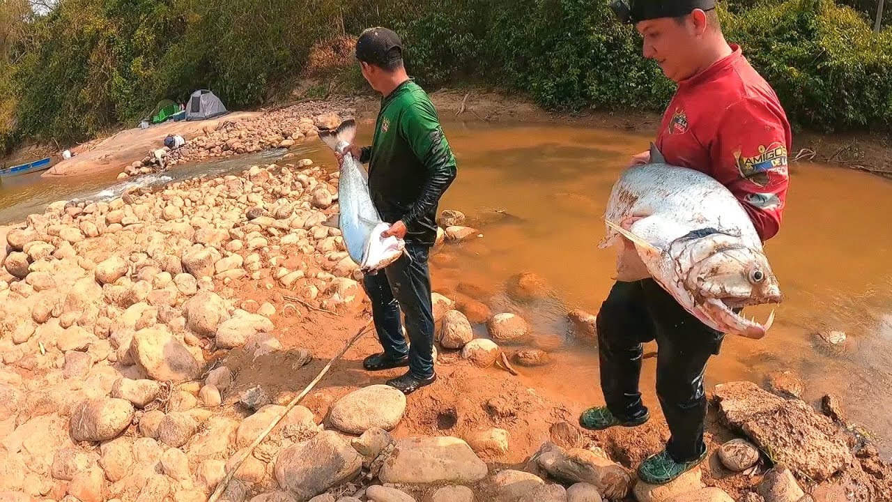 Pescando peces que rompieron nuestros mejores señuelos .