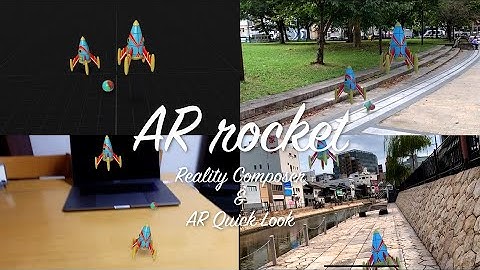 AR rocket -Reality Composer & AR Quick Look-