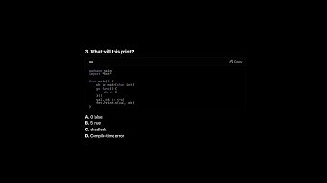 GoLang MCQ #3: Will This Cause a Deadlock?