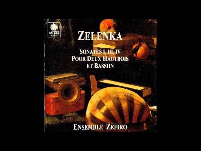 Zelenka - Sonate pour 2 hautbois, basson et b.c n° 4: 2e mvt : Collegium 1704 / V.Luks