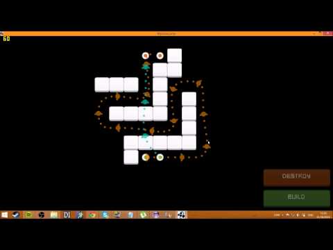Tower Defense Pathfinding for Ground and Flying enemies
