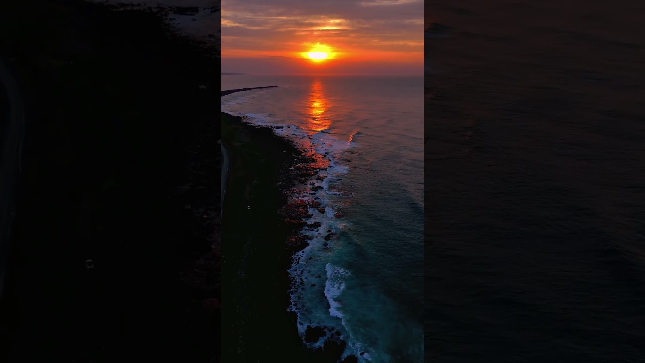 Golden Hour Glory 🌄 | Sunrise Drone Flyover of West Bank Shoreline | 4K DJI Mini 4 Pro"