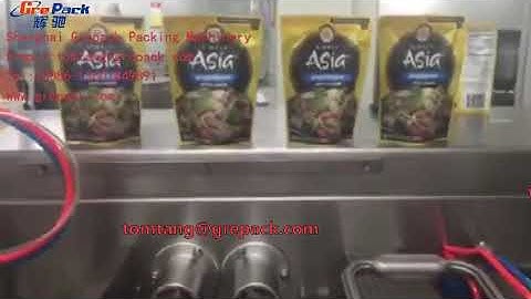 Grepack   sauce premade packing machine