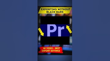 🛑  No More Black Bars! Export Video Without Letterboxing in Premiere Pro