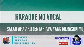 ENTAH APA YANG MERASUKIMU (SALAH APA AKU) KARAOKE DANGDUT KOPLO NO VOCAL