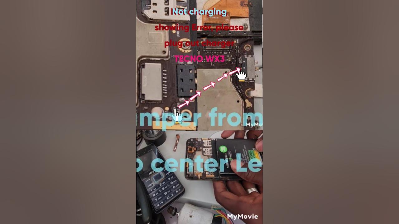 HOW TO MAKE JUMPER, TECNO WX3,ERROR PLEASE PLUG OUT CHARGER SOLUTION DONE ️. YouTube