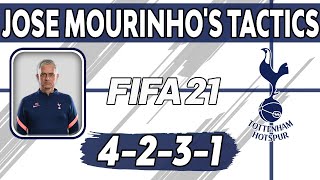 Recreate Jose Mourinho's Tottenham Tactics in FIFA 21 | Custom Tactics Explained