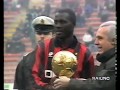 1996 01 07●SERIE A 16^ ⚽ Milan Sampdoria 90° MINUTO WEAH PALLONE D'ORO 1995