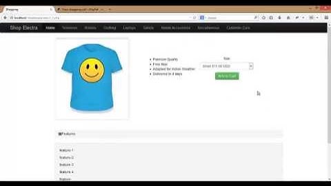 Build Shopping Cart using PHP & Twitter Bootstrap