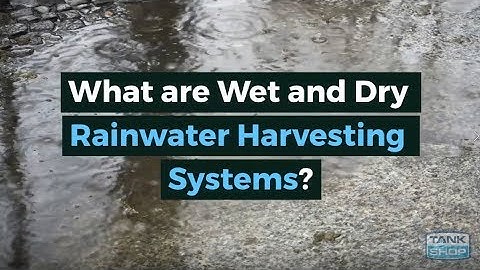 What are Wet and Dry Rainwater Harvesting Systems?
