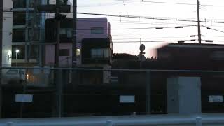 EF65-2083牽引貨物列車 魚住駅付近にて3