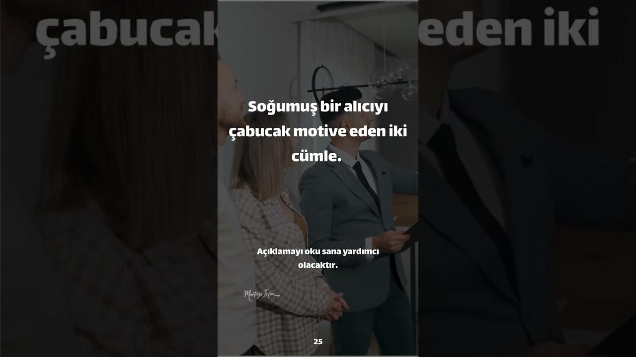 Sessizliğe Bürünmüş Alıcıyı Tekrar Motive Etmenin 2 Etkili Yolu! | Emlak Satış Taktikleri