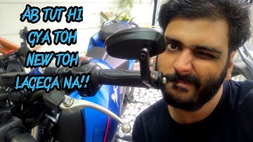 Bar end Mirrors Install on Apache RTR 200 4V Riding modes