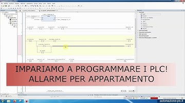 Corso di programmazione PLC: programma antifurto in Codesys.
