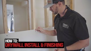 Wood Frame Drywall Install & Finishing | Shipping Container Home
