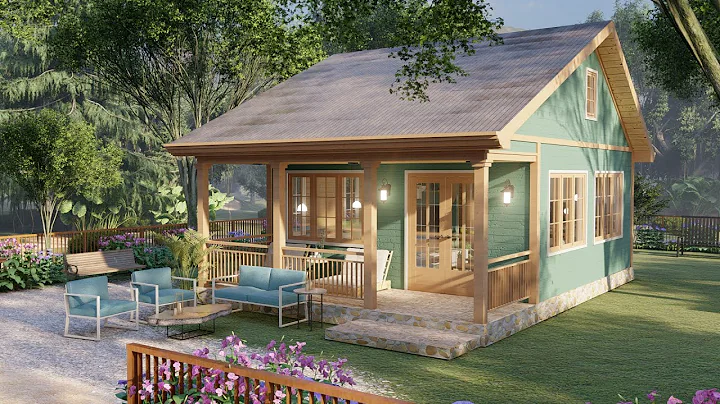 ( 400 sqft ) Tiny House Design 6 x 6 m ( 20 x 20 Ft ) Cozy Home Living
