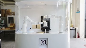 Two-Arm Latte Art Robot Coffee Barista