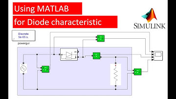 Using MATLAB Simulink for diode caracterestic