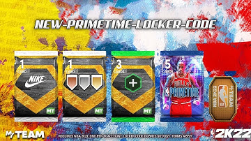 *NEW* PRIMETIME LOCKER CODE MyTEAM | NBA 2K22 MyTEAM LOCKER CODES