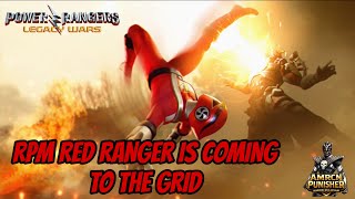 RPM RED RANGER IS HEADING TO THE GRID!!! - Power Rangers: Legacy Wars