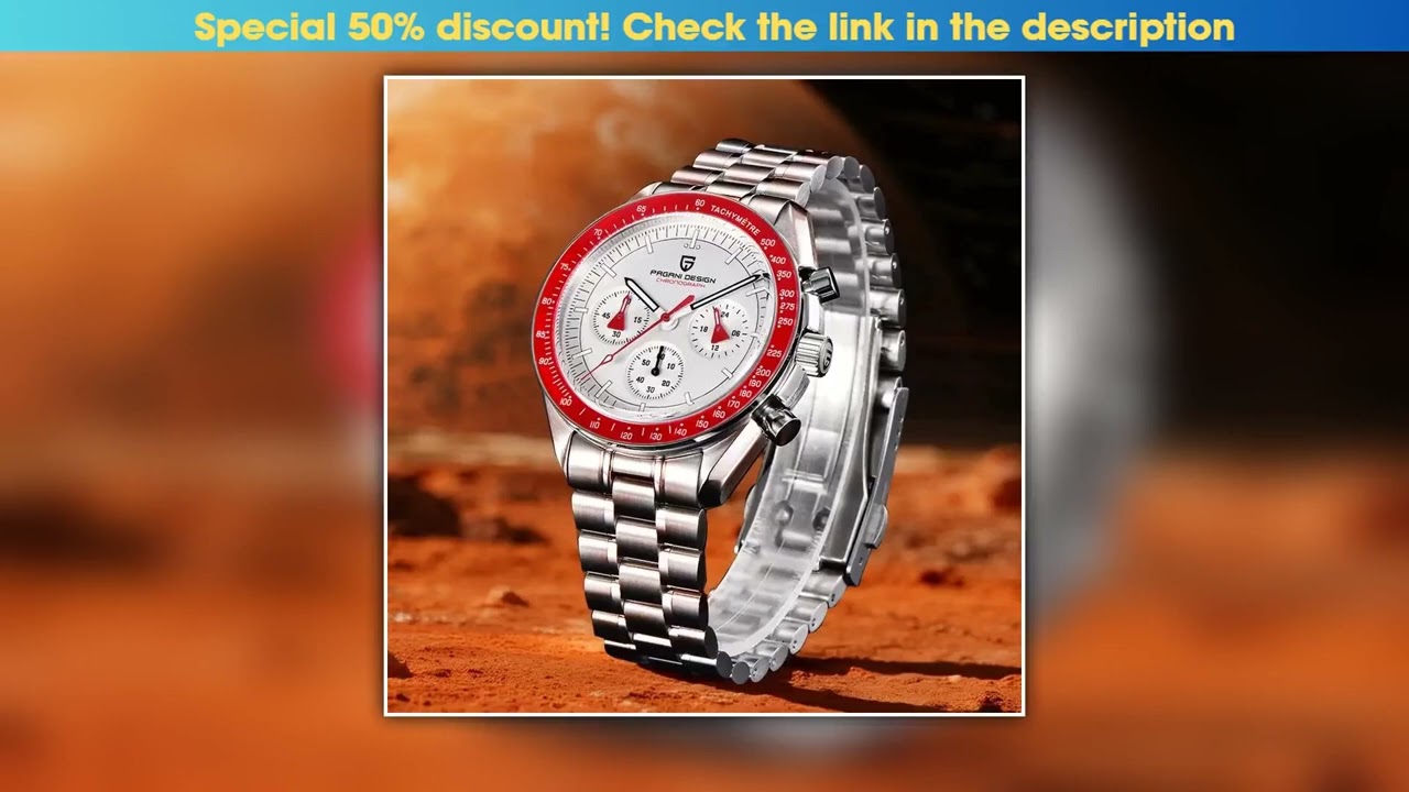 2025 New PAGANI DESIGN AK Project Mars Mens Watches Luxury Quartz Watch Men AR Sapphire Speed