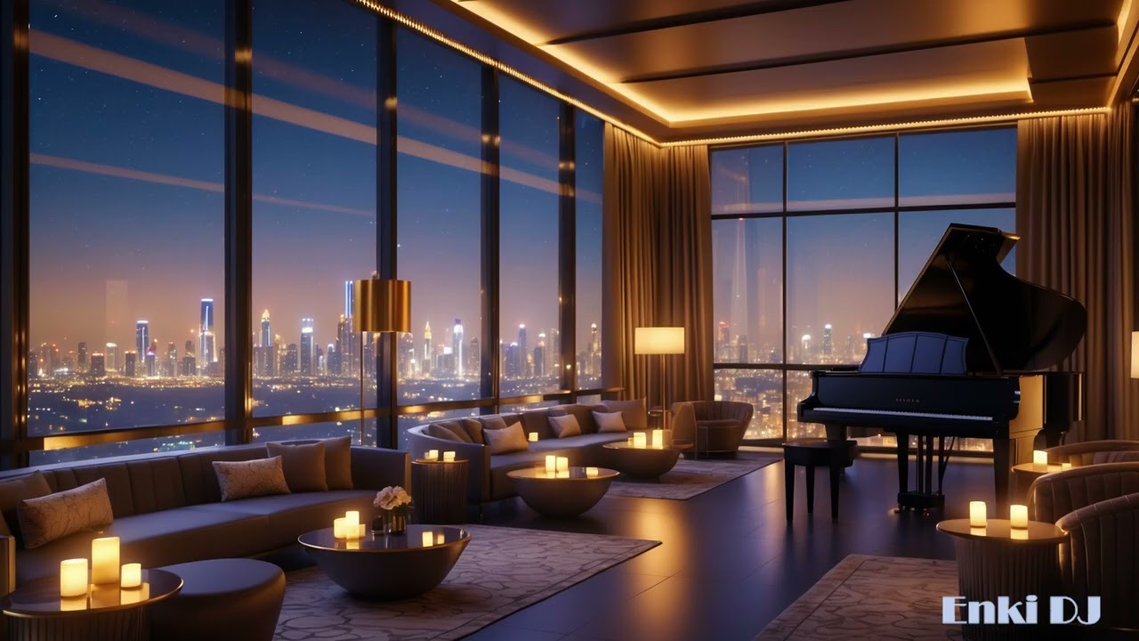 Midnight Cozy Jazz Lounge 2026 – Relaxing Piano & Sax for Late Night Productivity