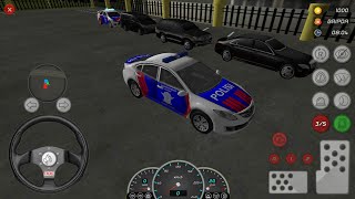 Mobil polisi kawal mobil presiden | AAG polisi simulator | link game ada di deskripsi screenshot 5