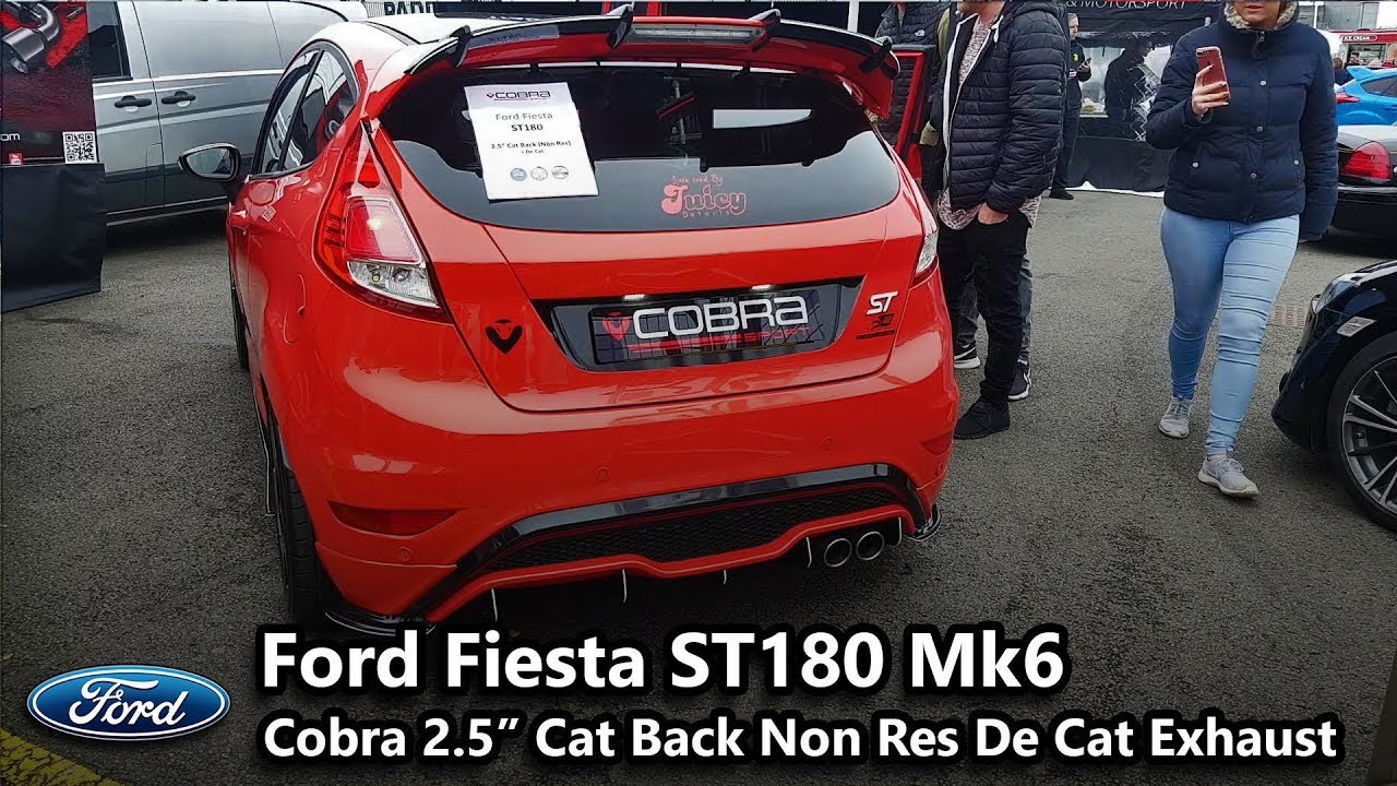 Ford Fiesta St 180 Mk6 3 Inch Turbo Back Cobra Stainless Steel Exhaust Sound Youtube