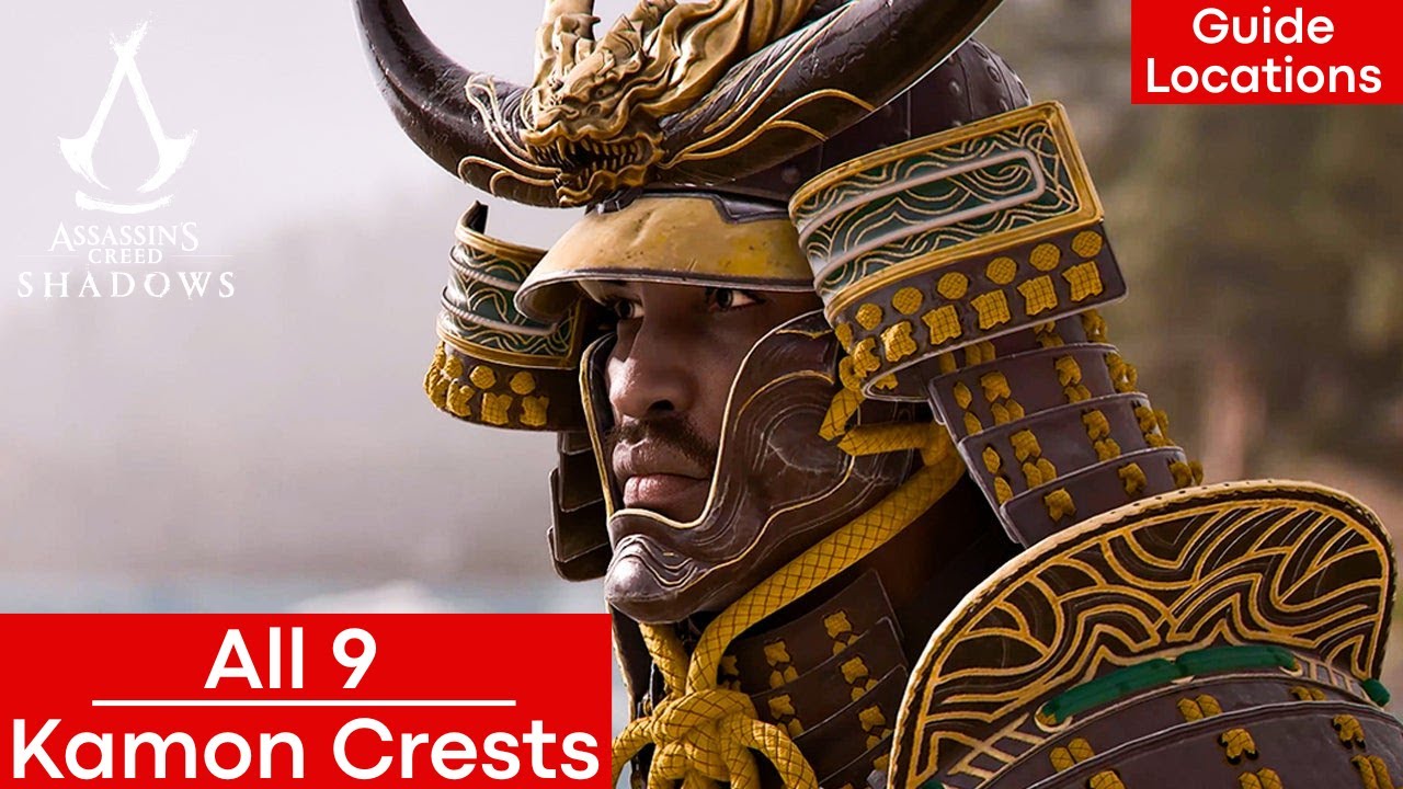 Where To Find ALL 9 Kamon Crest Locations | Assassin's Creed Shadows | PS5
