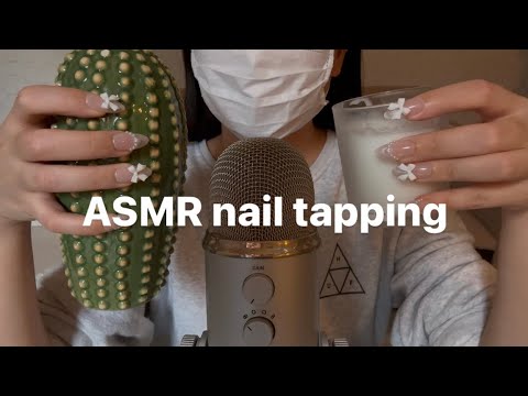 【ASMR】ネイルタッピングと囁き声で眠ってください😪