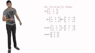 Matrix Excercise 3.3 Problem 9