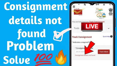 consignment details not found in speed post tracking,consignment details not found problem,