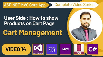 How to Create a Shopping Cart Page with Add/Remove Product in ASP.NET Core MVC