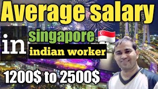 Average Salary In Singapore For Indian Worker Salary In Singapore Of Indian Professional