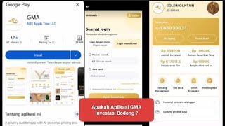 Apakah Aplikasi GMA Investasi Bodong? Fakta sebenarnya investasi GMA itu Ponzi Penipuan !