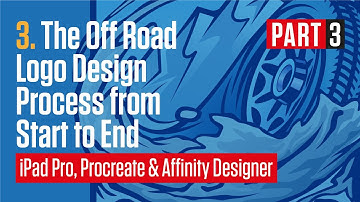 3. The Off Road Logo Design Process From Start To End / iPad, Procreate & Affinity Designer