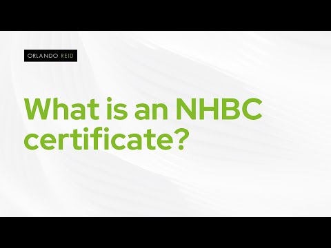 What is an NHBC certificate?