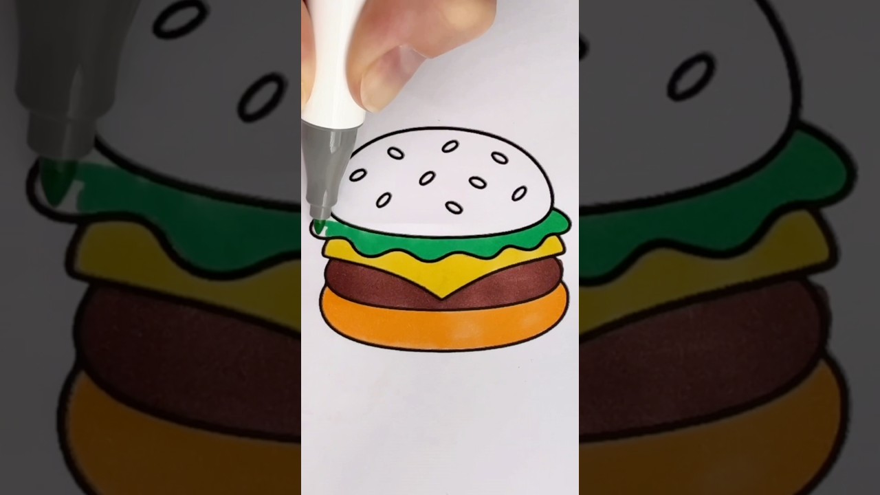 Cute Little Hamburger Lost its Color 