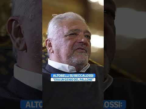 Video ALTOBELLI SU BECCALOSSI: ERA UN GENIO DEL PALLONE