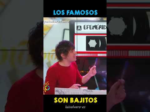 Los famosos son bajitos